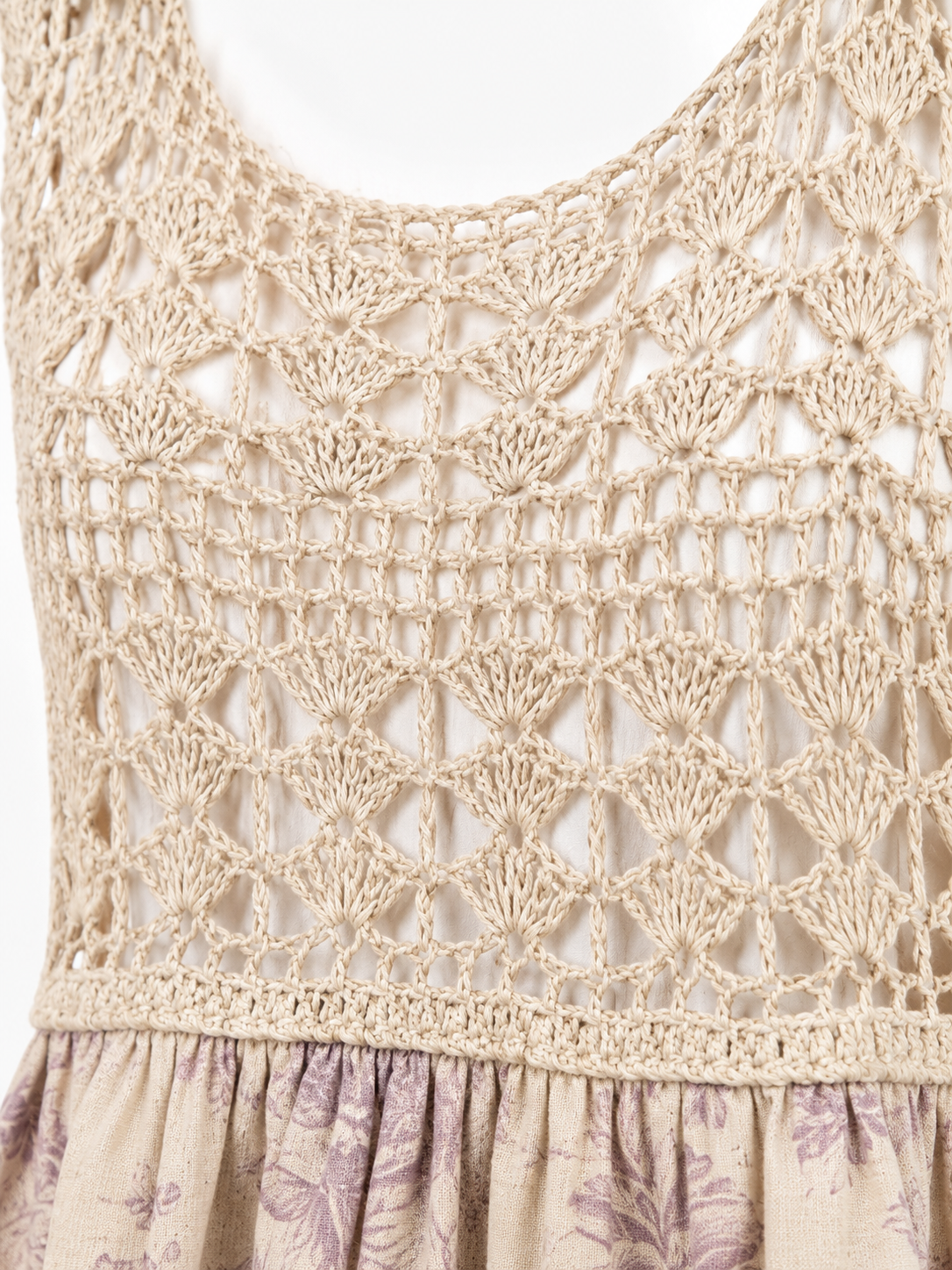 Vestido Crochet Lavanda