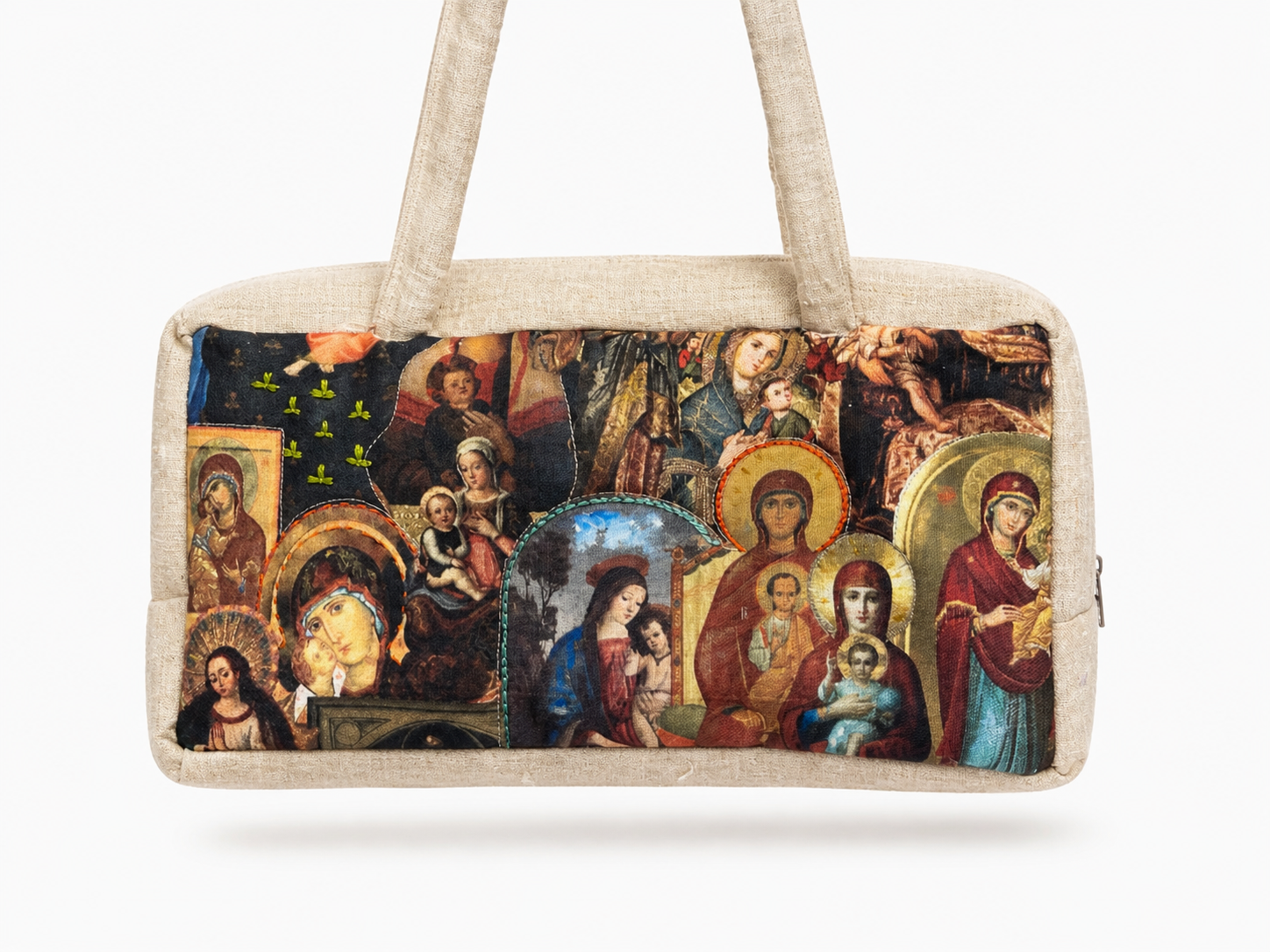 Bolso Lino Estampado Artístico