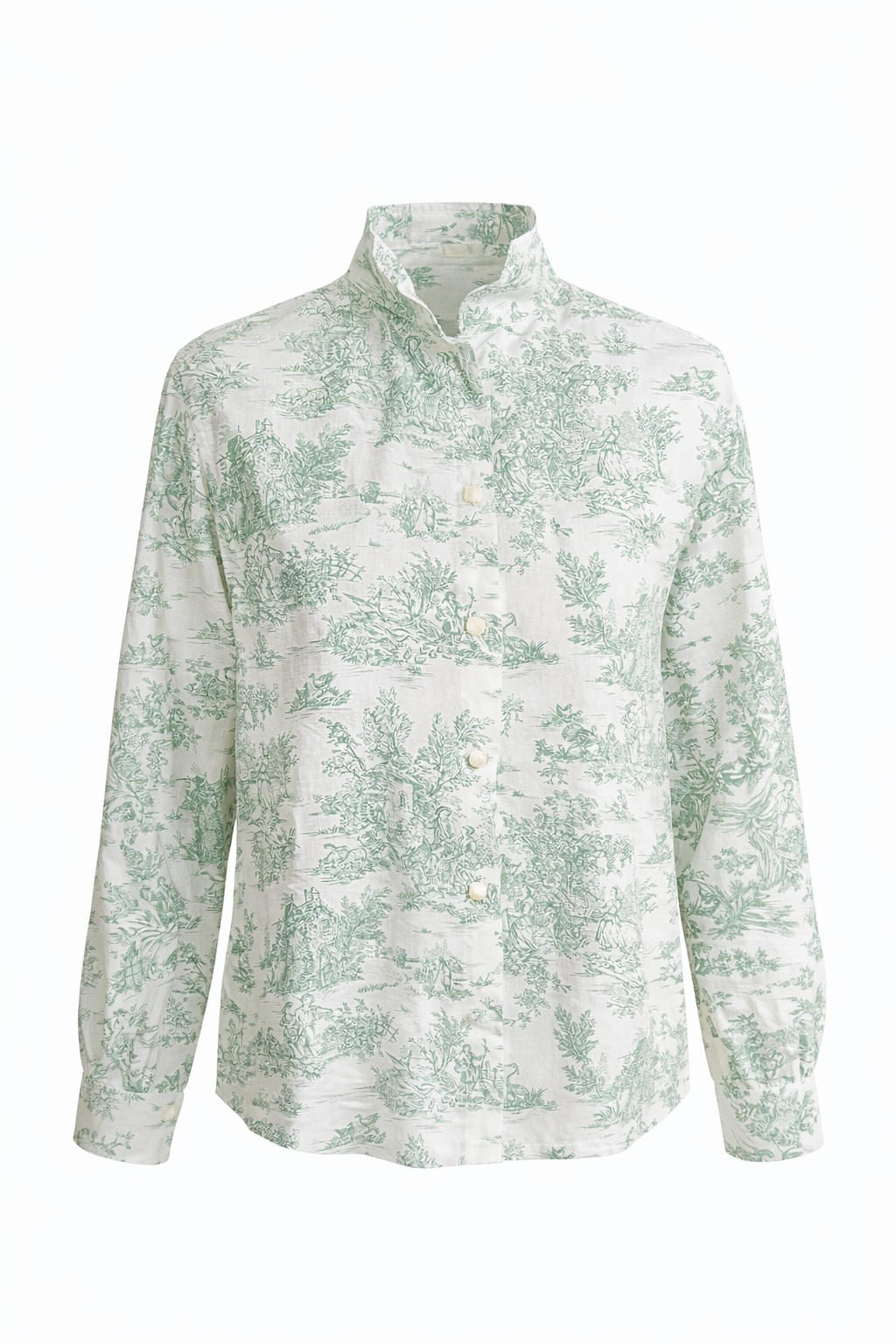 Camisa con detalles verdes