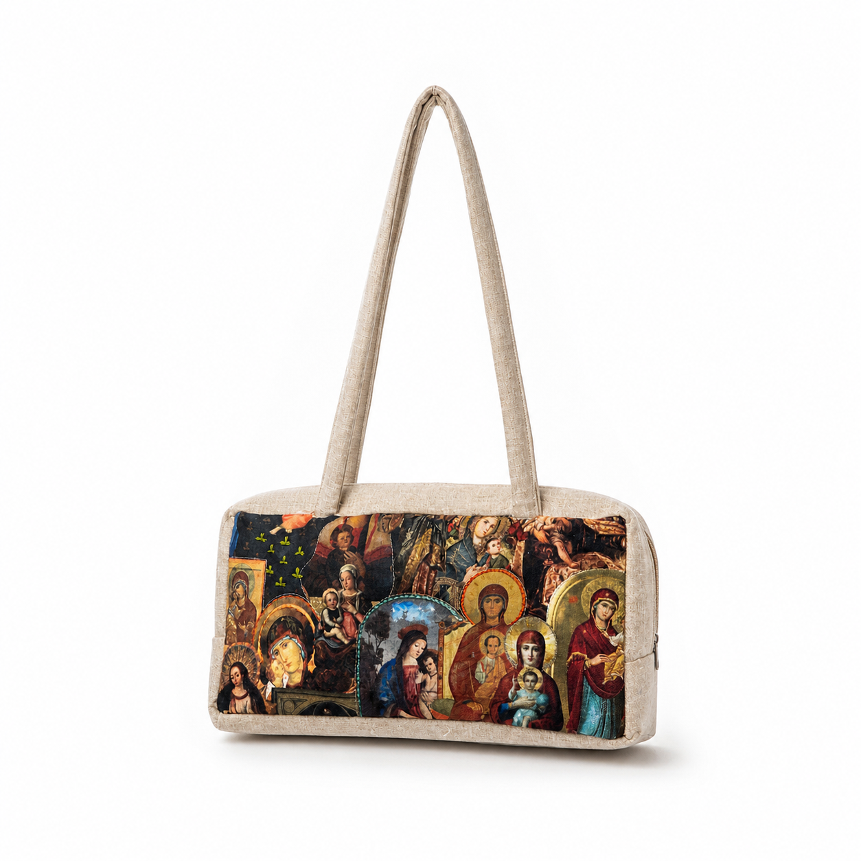 Bolso Lino Estampado Artístico
