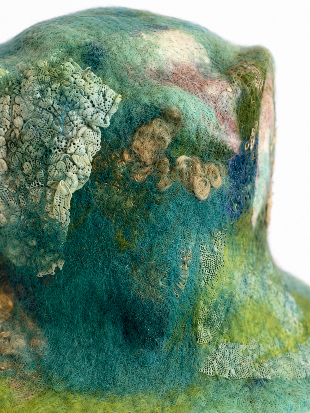 Sombrero Nuno Felt Mar de Jade