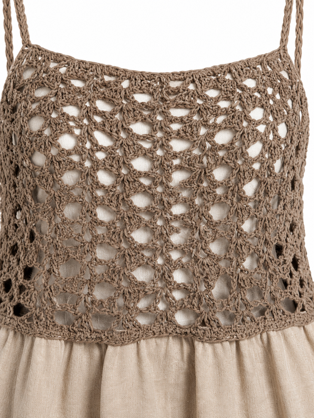Vestido Crochet Tierra