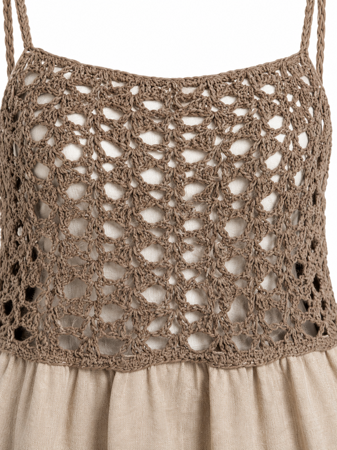 Vestido Crochet Tierra