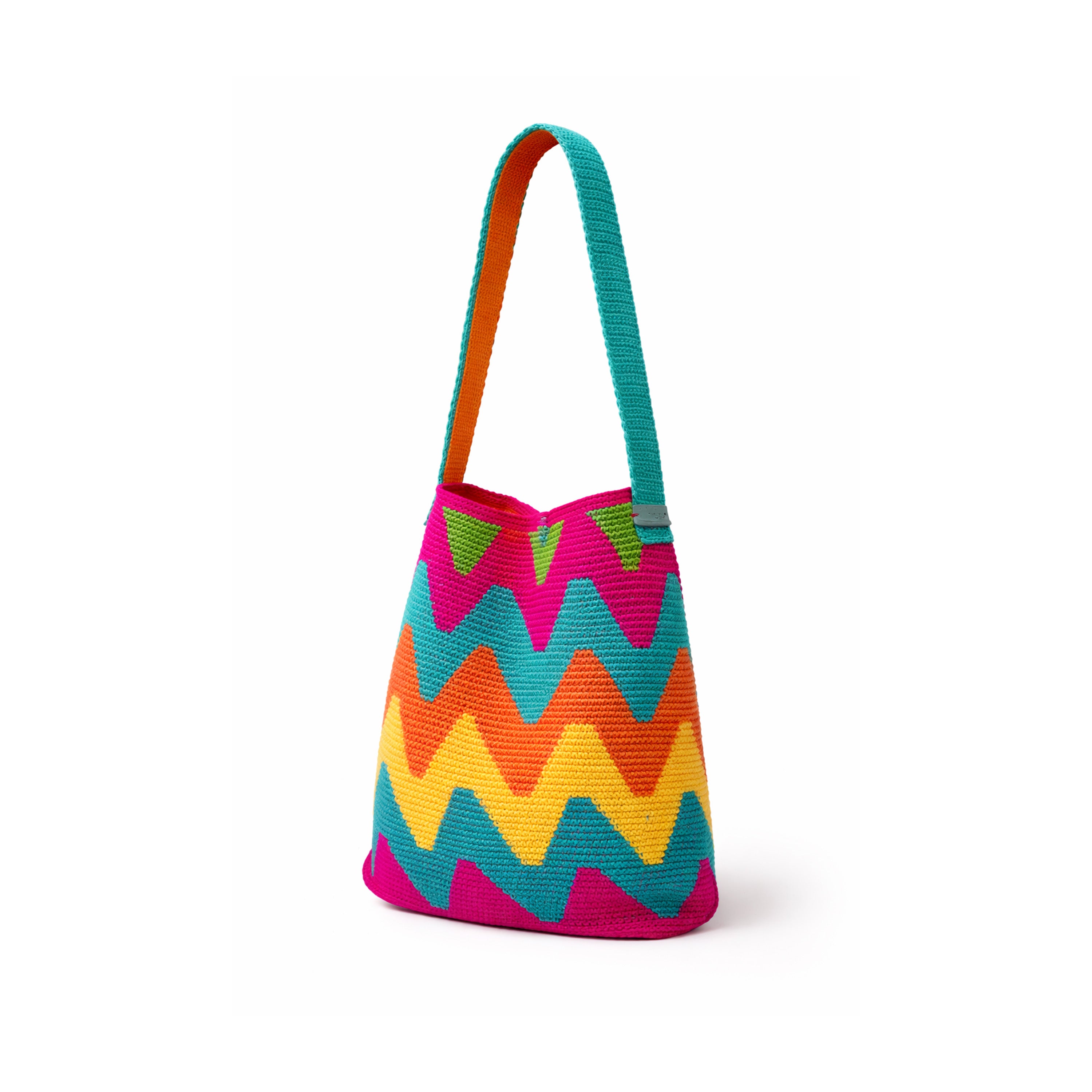 Bolso Crochet Zigzag