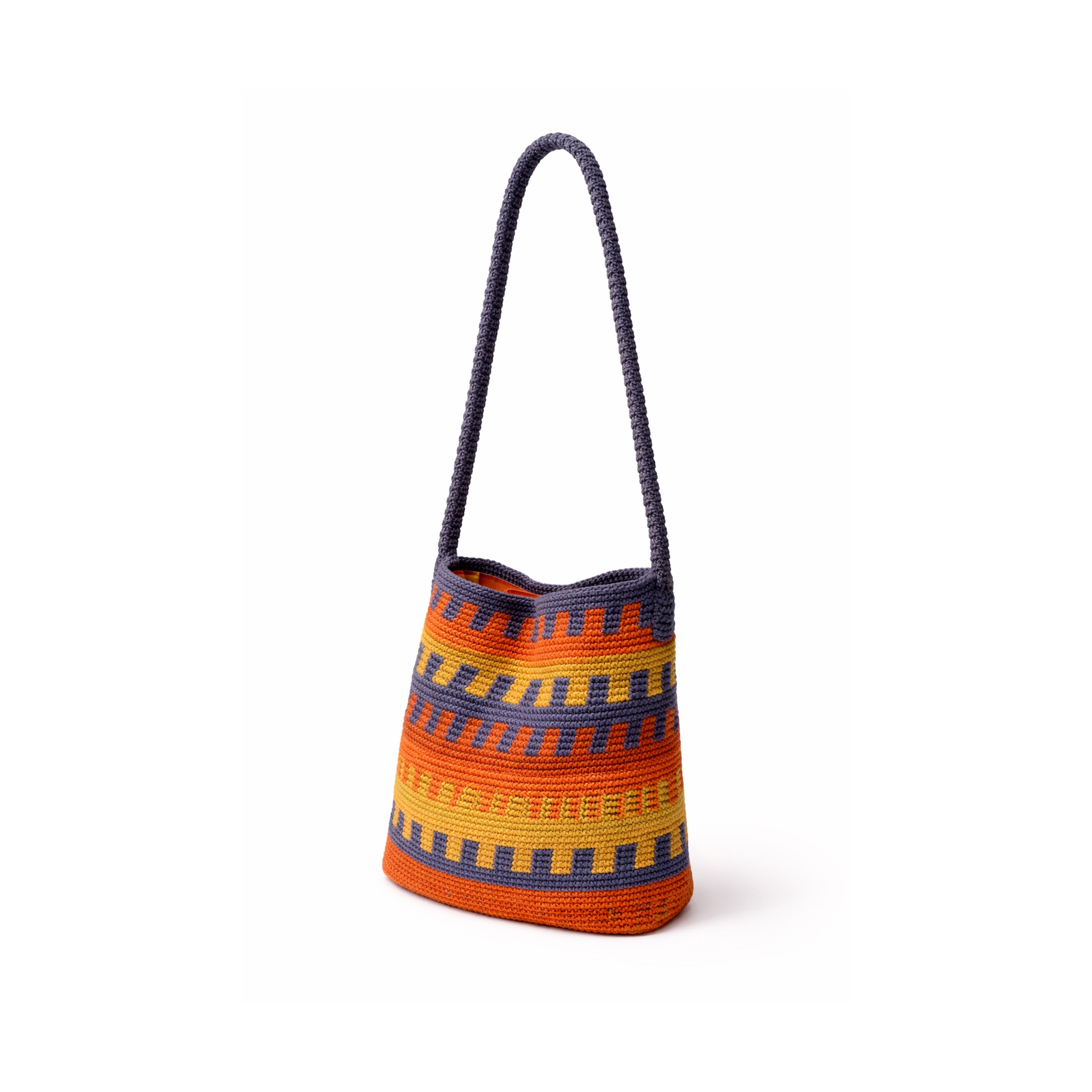 Bolso Crochet Zigzag