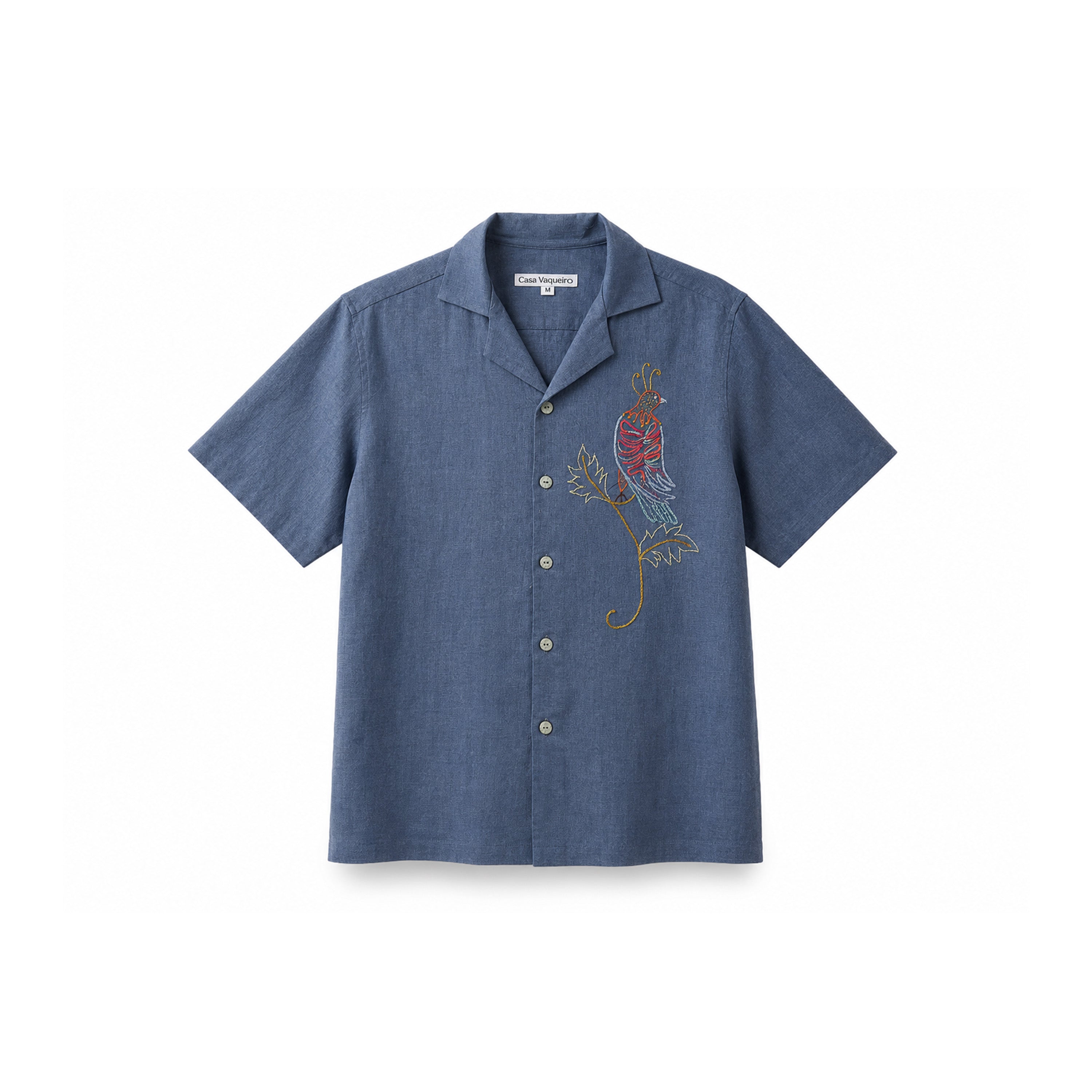 Camisa Safari Bordada