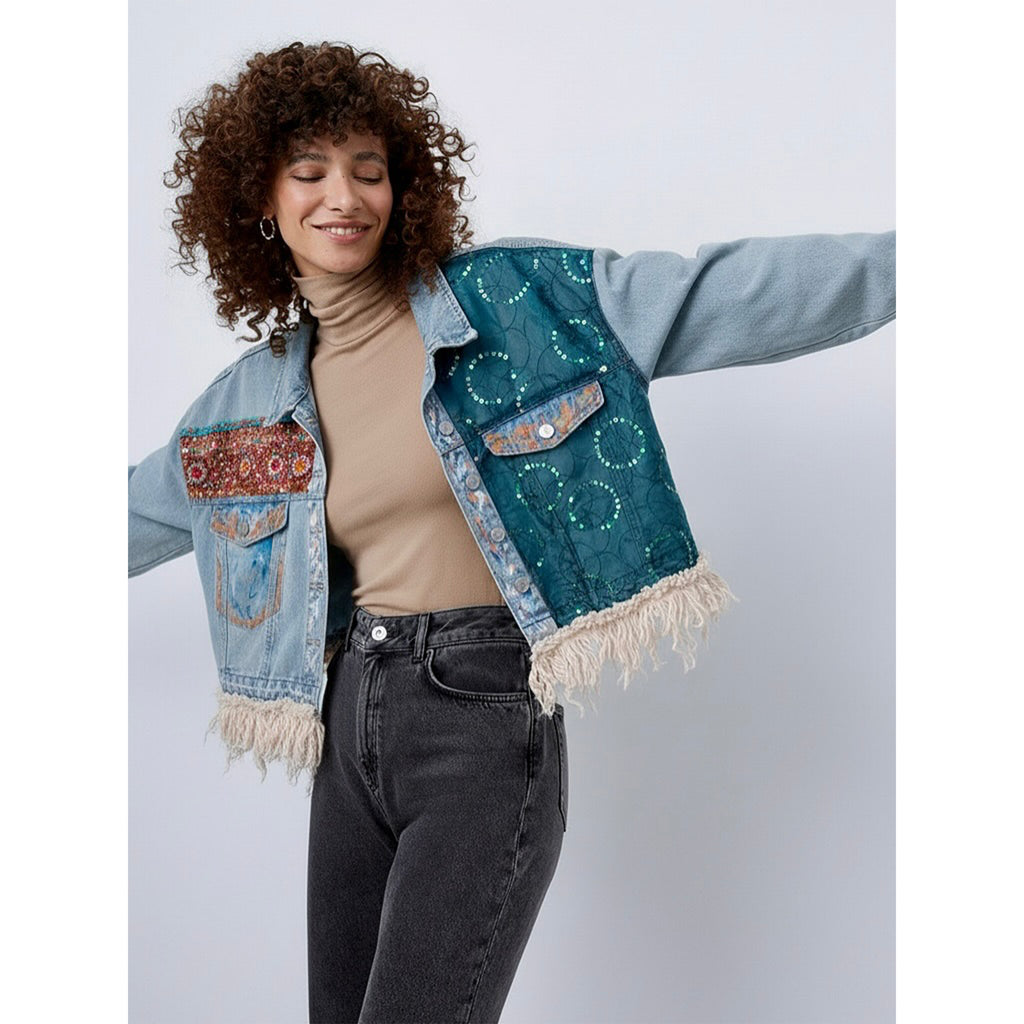 Chaqueta Jean Mandala