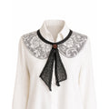 Cuello Encaje Noir