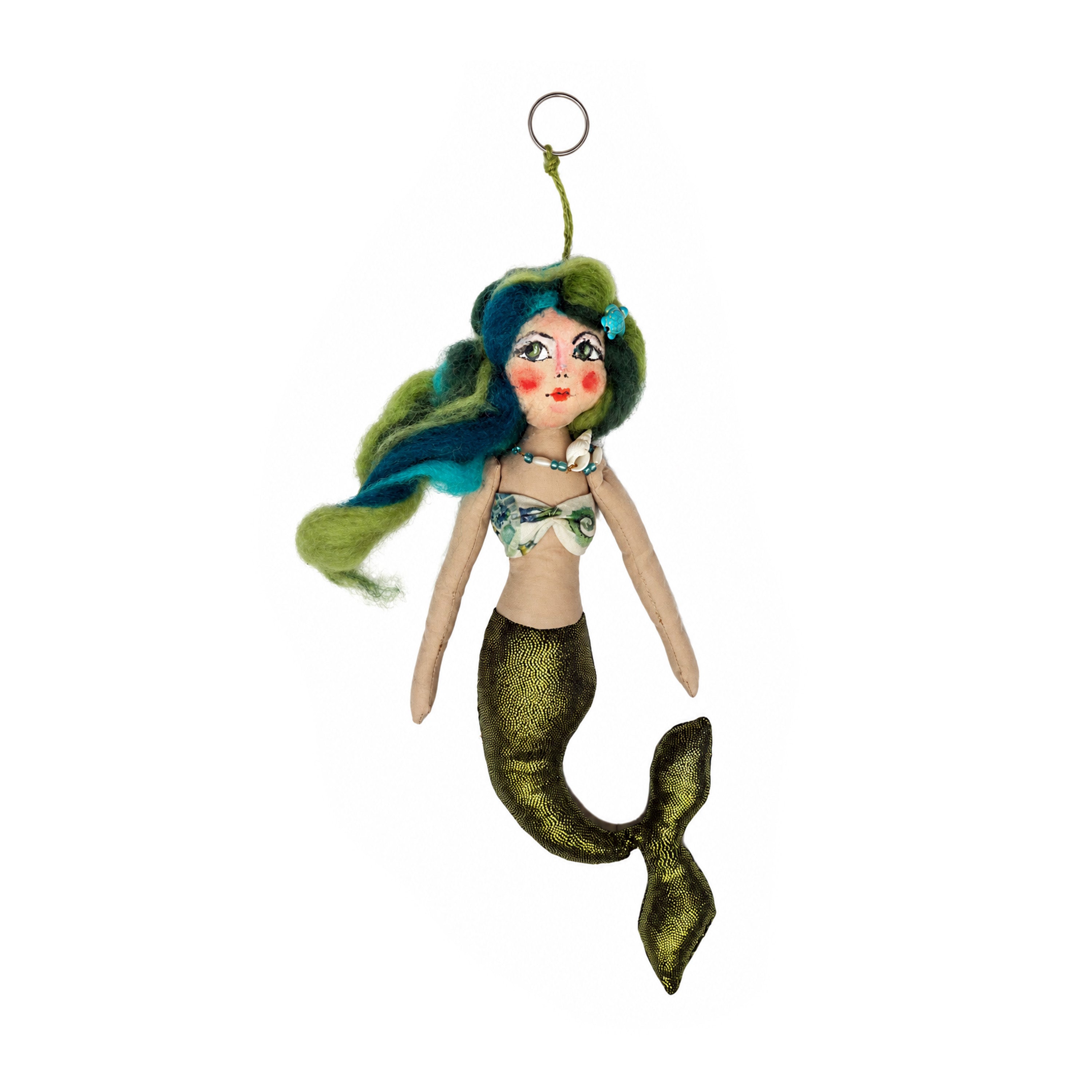 Charm Sirena Esmeralda