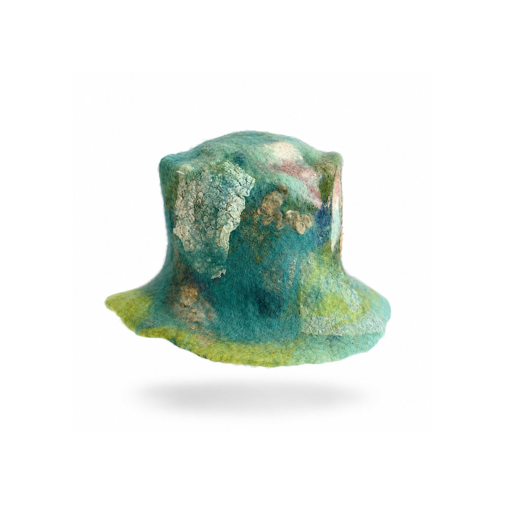 Sombrero Nuno Felt Mar de Jade